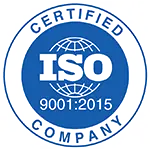 Certified ISO Company - 9001:2015